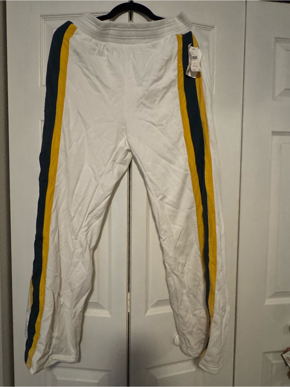 Daily Practice Track Pants with Yellow & Green Side Stripes
